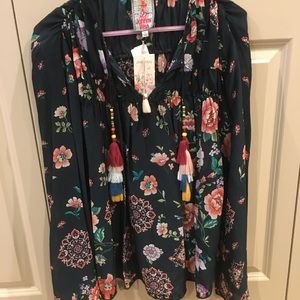 SOLD Johnny Was Acton Drape Tunic size large